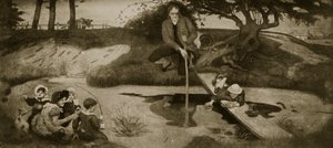 Dalton sbírá Marsh Gas, ilustrace z 