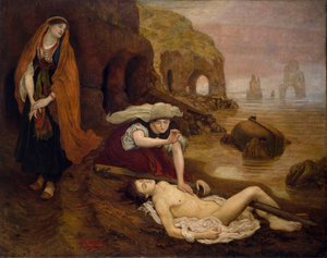 Nález Dona Juana od Haidee od Ford Madox Brown