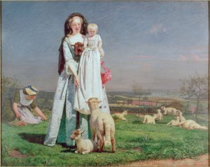 Pěkné Baa-Lambs od Ford Madox Brown
