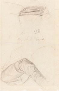 Dvě studie soukenictví [verso] od Ford Madox Brown