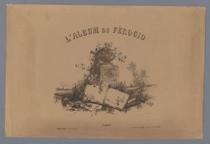 Obálka: Studie figur v krajině Studie postav v krajině (název série) Album Ferogio. Etudes de Figures dans les Paysages (název série na objektu)