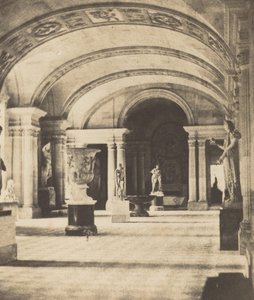 Salon of the Caryatides, Louvre, c. 1851. od Fortuné Joseph Petiot Groffier