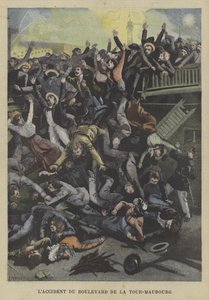 Nehoda na Boulevard de la Tour-Marbourg v Paříži od Fortune Louis Meaulle