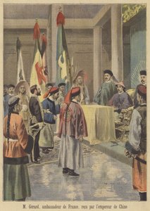 Augusta Gerarda, francouzského velvyslance v Číně, přijal císař