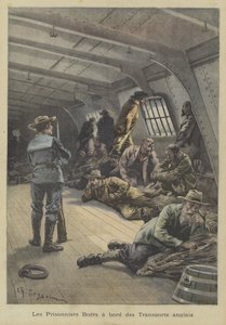 Búrští váleční zajatci na palubě britské lodi