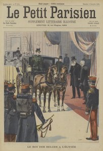 Leopold II., král Belgičanů, v Elysejském paláci v Paříži