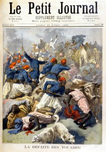 Porážka Tuaregů - v „“Le Petite Journal““ z 30.4.1894 od Fortune Louis Meaulle