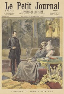 Umírající ruský car Alexandr III. radí svému synovi od Fortune Louis Meaulle