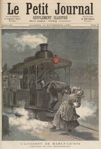 Nehoda v Marly-le-Roi: Oběť jeho obětavosti, z „Le Petit Journal“, 14. listopadu 1891