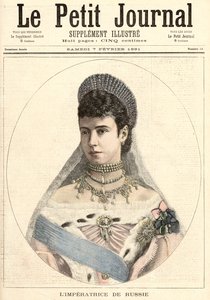 Císařovna Ruska, z „Le Petit Journal“, 7. února 1891