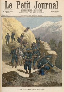 Horští pěšáci, z „Le Petit Journal“, 21. března 1891 od Fortune Louis Meaulle and Henri Meyer