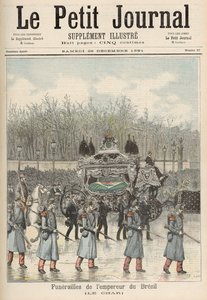 Pohřeb brazilského císaře: Kočár, z „Le Petit Journal“, 26. prosince 1891