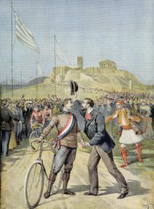 Olympijské hry v Aténách, z „Le Petit Journal“, 26. dubna 1896