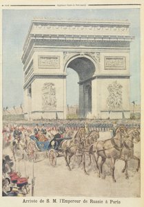 Car Nicholas II (1894-1917) v Paříži, z „Le Petit Journal“, 11. října 1896 od Fortune Louis Meaulle and Henri Meyer