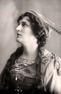 Evelyn Millard 1869-1941, anglická herečka, začátek 20. století.