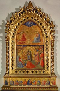 Zvěstování a klanění mudrců od Fra (c.1387-1455) Angelico