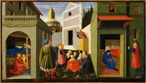 Itálie, Řím, Příběhy svatého Mikuláše od Fra (c.1387 1455) Angelico