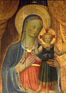 Svatá Marie s dítětem od Fra (c.1387-1455) Angelico