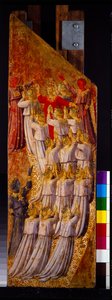 Dva panely z Posledního soudu zobrazující výstup do nebe a sestup do pekla (panel) od Fra (c.1387 1455) Angelico