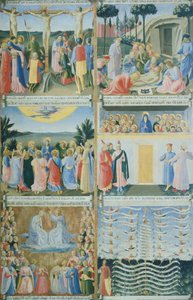 Armadio degli Argenti (Stříbrná truhla) se životem Ježíše od Fra (c.1387 1455) Angelico