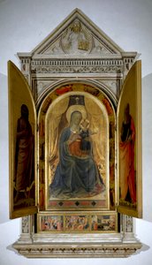 Liniers Altarbild (offen): Jungfrau und Kind von Fra  Angelico