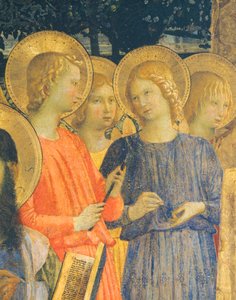 Oltář San Marco, Giovanni da Fiesole známý jako Fra Angelico (1400-cca 1455), tempera na dřevě, 220x227 cm, Detail, cca 1440