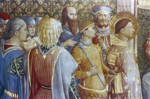 Odsouzení svatého Vavřince císařem Valerianem