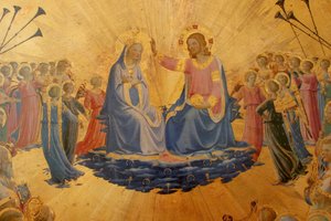 Italsky: Korunovace Panny Marie Korunovace Panny Marie od Fra Angelico
