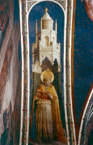 Svatý Ambrož, polovina 15. století od Fra Angelico