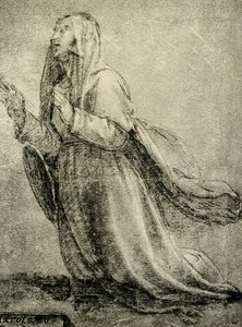 Studie o svaté Kateřině Sienské od Fra Bartolomeo