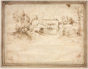 Statek na svahu kopce, c. 1508. od Fra Bartolommeo