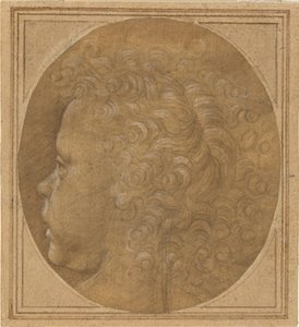 hlava dítěte [recto] od Fra Bartolommeo