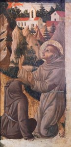 Svatý František z Assisi přijímá stigmata od Fra Diamante