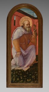Panel z triptychu: Opat sv. Antonína