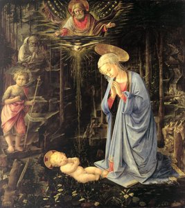 Klanění v lese, 1459