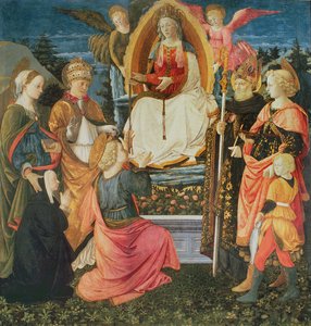 Madona z posvátného pásu, 1456 od Fra Filippo Lippi