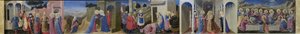 Predella z oltářního obrazu Zvěstování, c. 1433-1434. od Fra Giovanni Angelico da Fiesole