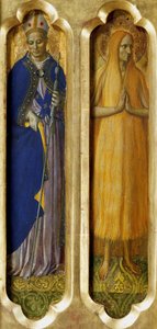 Svatí Ludvík z Toulouse a Marie Egyptská Z perugského oltáře, asi 1437. od Fra Giovanni Angelico da Fiesole