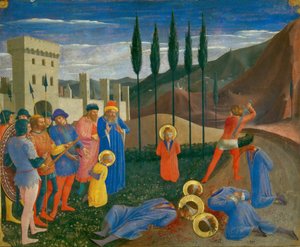 Stětí hlavy svatého Kosmy a svatého Damiána, c. 1440
