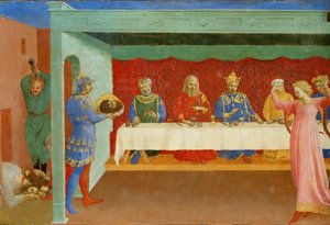 Svátek Heroda a stětí svatého Jana Křtitele, cca 1430 od Fra Giovanni Angelico da Fiesole