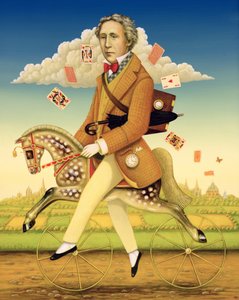 Lewis Carroll (1832-98) 2001 (olej a tempera na panelu) od Frances Broomfield