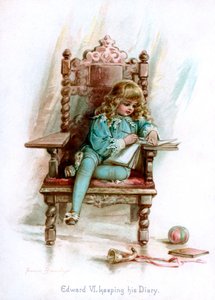 Edward VI, vedl si svůj deník, 1897.