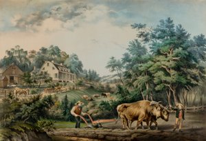 American Farm Scenes. č. 1. od Frances Flora Bond Palmer