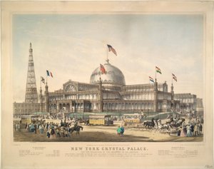 New York Crystal Palace: Pro výstavu průmyslu všech národů. od Frances Flora Bond Palmer
