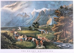 Skalisté hory, c1834-c1876