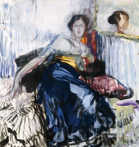 Ležící žena od Frances Hodgkins