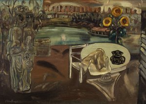 Sabrina zahrada, kolem roku 1934 (olej na plátně)