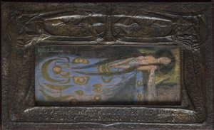 Love If Thy Tresses Be So Dark How Dark The Hidden Eyes Muss Be, circa 1896 (beated metal)