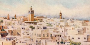 Tunis (barevná litografie)
