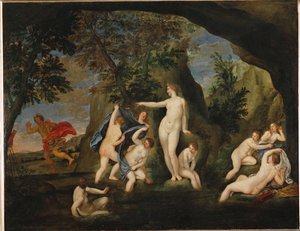 Acteon metamorphose en cerf - Actaion se proměnil v jelena... od Francesco Albani